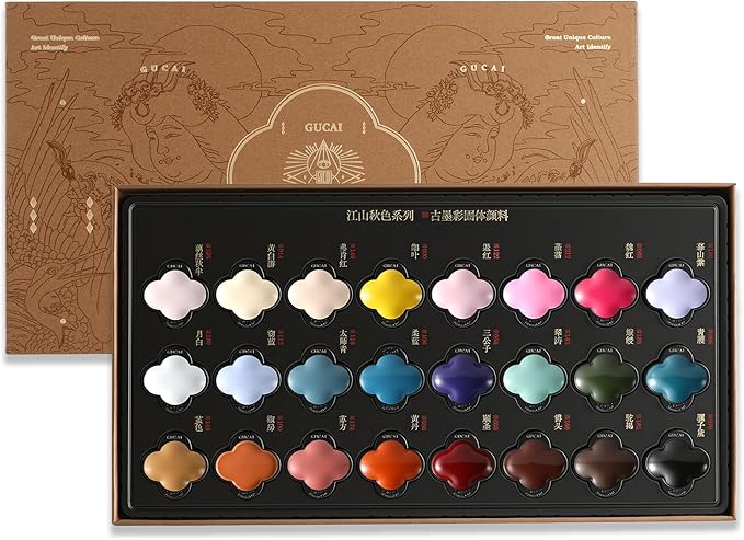 rubens Watercolor Paint Set 24 Colors, Professional Pigment-Rich Water Colors for Adults, Premium Art Supplies Kit, Gift for Artists, Beginners & Students