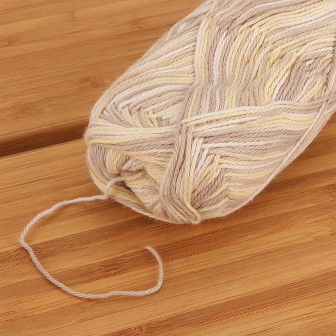 JubileeYarn Cotton Select Yarn - 50g/Skein Sport Weight - Milkshake - 8 Skeins