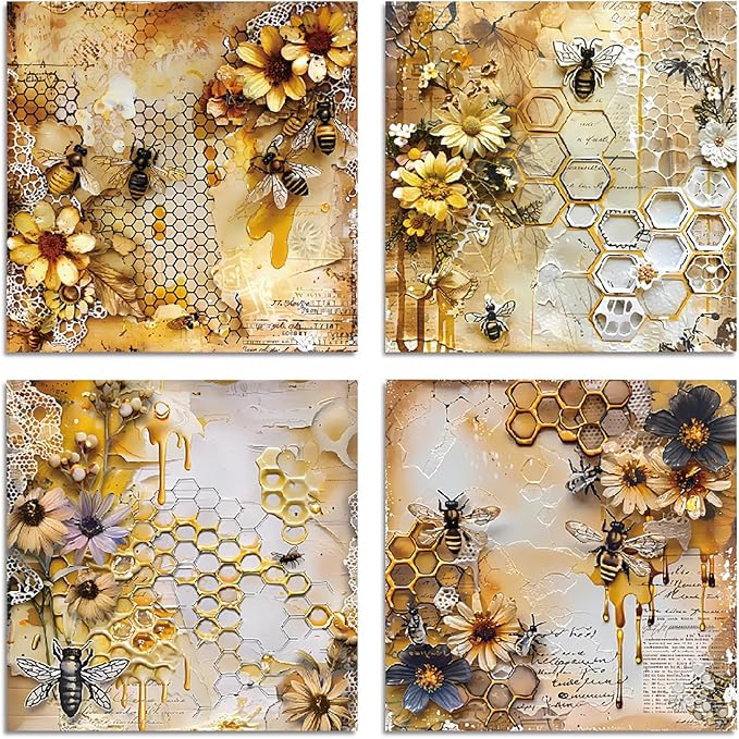 YASMEN Scrapbook Paper Pad, 6x6 Mother's Day Cardstock Paper Pad for Card Making, Journals, Planner, DIY Envelopes, Greeting Cards, Decorative Art Craft -24 Sheets