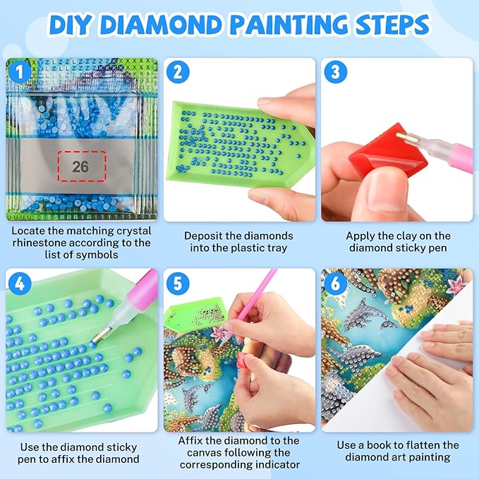 Bowetile Protect the Earth Diamond Art Hanging Kits for Adults, Diamond Art Suncatchers Earth, 5D Special Shape Diamond Painting Pendant Window Ornament Gifts for Home Wall Garden Decor