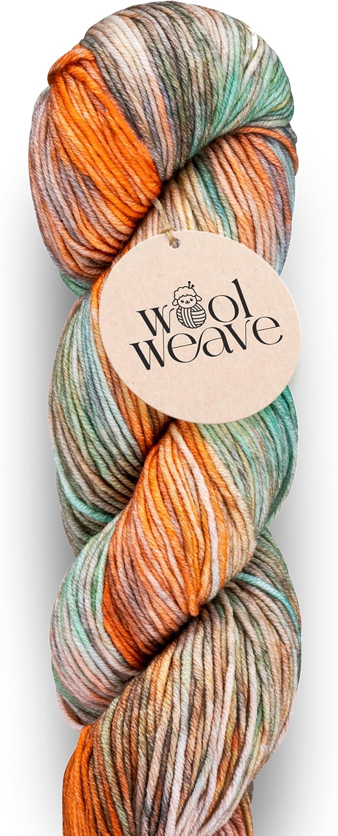 Superwash Merino Wool Yarn for Knitting & Crocheting - Hand Dyed, Luxurious & Soft Dk Weight Yarn, 100gr, 240 Yards - Lagoon Dream