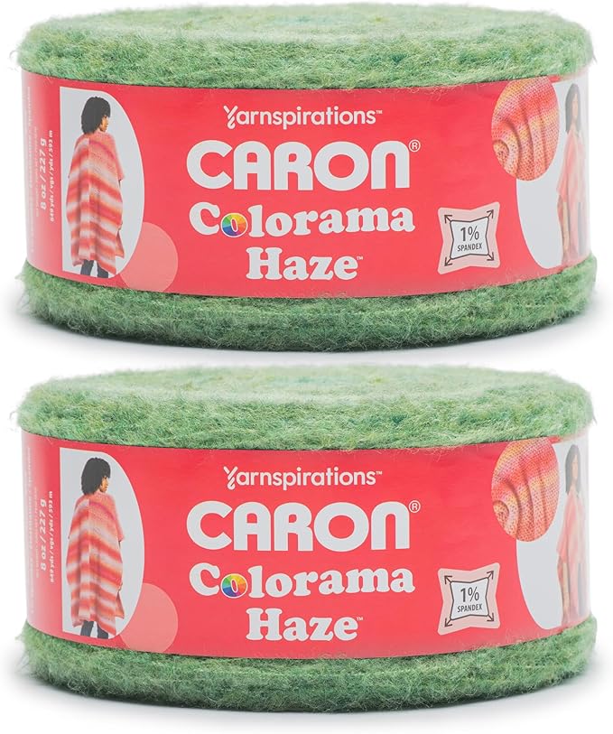 Caron Colorama Haze Moss Bed 2 Pack of 227g Yarn