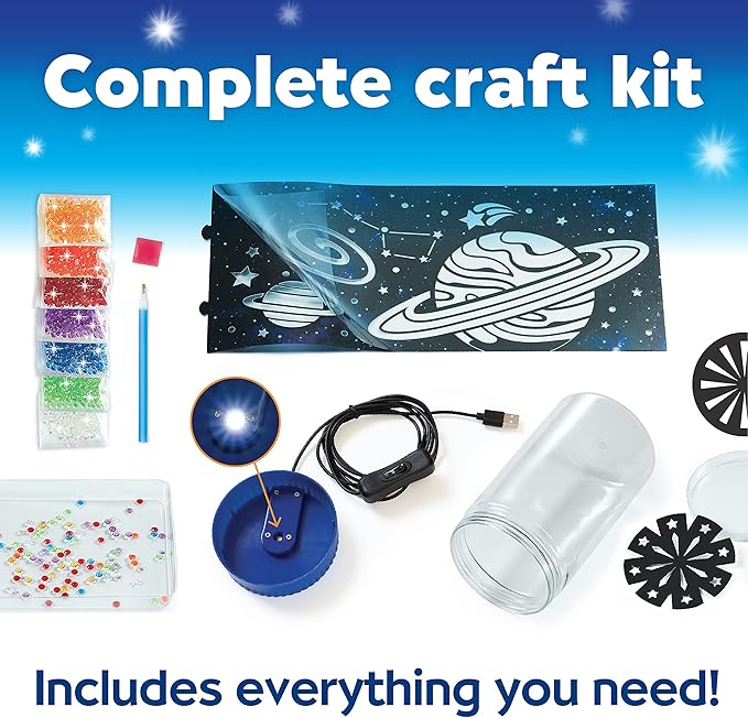 Creativity for Kids Big Gem Diamond Painting Light - Create Your Own DIY Night Light, Diamond Arts and Crafts Kit for Kids (Ages 6+)