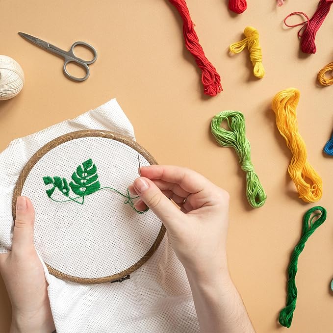 300 Colors Embroidery Floss Kit - Premium Friendship Bracelet String and Yarn for Crafts, Durable Embroidery Thread for DIY Projects
