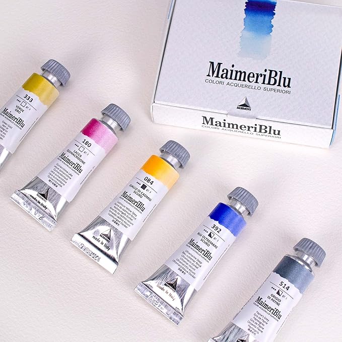 MaimeriBlu Watercolor Intro Set, 5 Tubes, 12ml