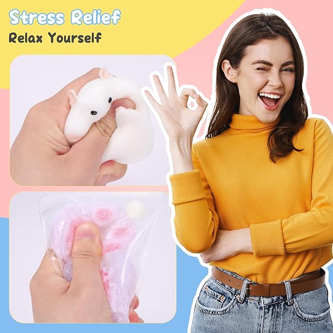 Taba Squishy Kit, Taba Squishy Making Kit for Beginner - 7oz 1:1AB Squishies Gel Set with 10 Mold, Guide, Flocking Powder for DIY Your Own Squishies for Stress Relief Gift for Adults&Kids