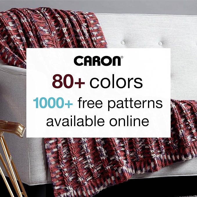 Caron - 29400909015 Jumbo Ombre Yarn, 12 oz, Peacock Variegate, 1 Ball