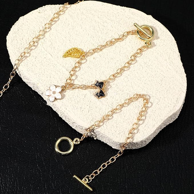 120 Pcs Bracelet Chain Gold Link Bracelet Chains for Jewelry Making Bracelets Bulk with Clasps for Women DIY Bracelets Jewelry Making Crafts 7.87inch