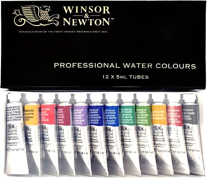 Windsor & Newton Artists Water 5ML Tube 12C Set (Japan Import)