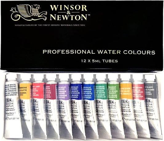 Windsor & Newton Artists Water 5ML Tube 12C Set (Japan Import)