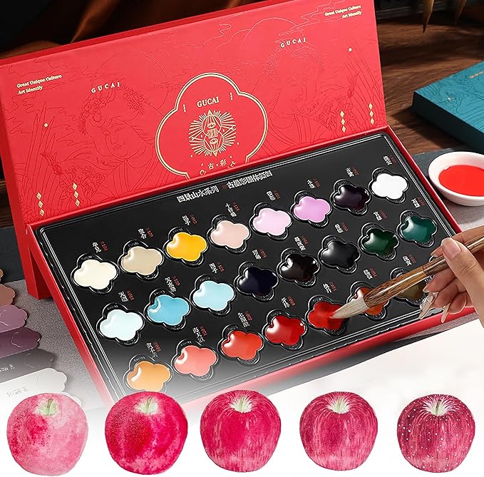rubens Watercolor Paint Set 24 Colors, Professional Pigment-Rich Water Colors for Adults, Premium Art Supplies Kit, Gift for Artists, Beginners & Students