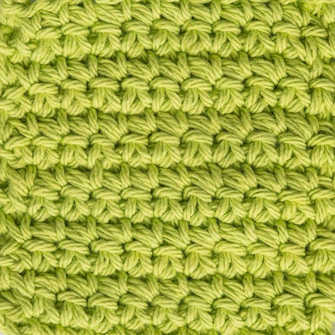 Lily Sugar'n Cream 100% Cotton Yarn 6-Pack Bundle with Bella's Crafts Stitch Markers (Blue-Green Mix)