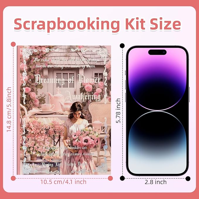Uideyvi Dream Theme Sticker Scrapbooking Supplies for Junk Journal, 20 Sheets PET Stickers(TZ-001-007)