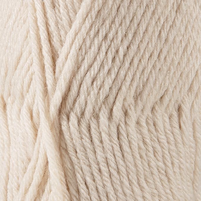 3 Skeins of Sensy Roving Yarn, 3.5 oz, 132 Yards, Gauge 5 Bulky (Mushroom Beige)