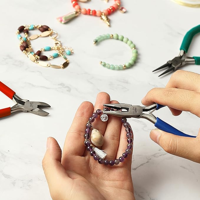 Mr. Pen- Jewelry Pliers, 3 Pack, Jewelry Making kit, Mini Pliers for Jewelry Making, Wire Cutters for Jewelry Making