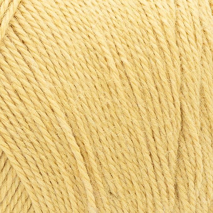 Lion Brand Yarn, Recycled Polyester Re-Spun Bonus Bundle Yarn for Crocheting and Knitting, Sahara, 1 Pack