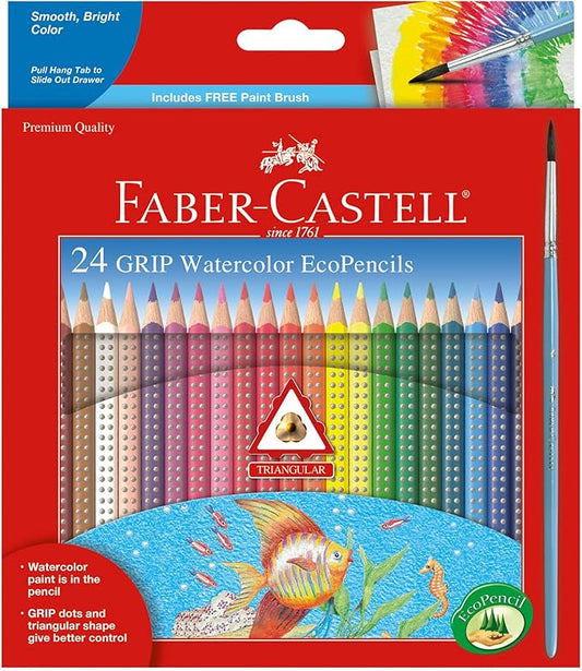 Faber Castell Watercolor EcoPencils, set of 24