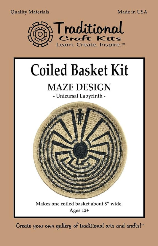 Coiled Basket Kit - Maze Design