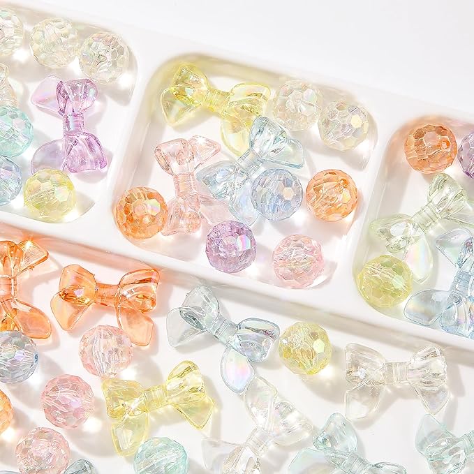 60pcs 16mm Acrylic Beads,Chunk Bubblegum Beads,Beads for Pens,Shine Disco Ball Beads,Jumbo Plastic Beads for Necklace Jewelry Bracelets DIY Crafts Making (Transparent Color)