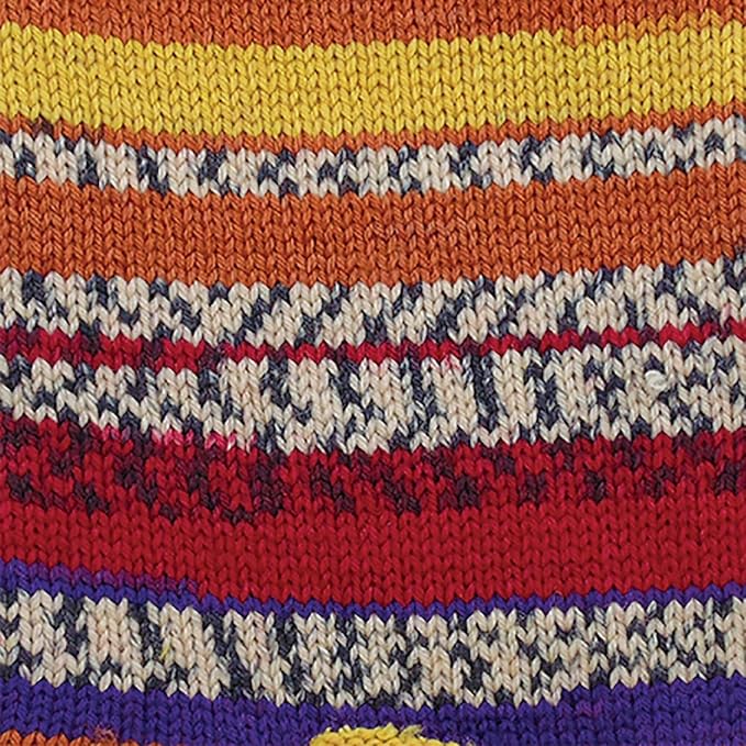 Patons Kroy Socks Yarn 2-Pack Bundle with Bella's Crafts Stitch Markers (Sunset Stripes)