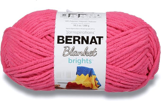 Bernat Blanket Bright Yarn, Pixie Pink