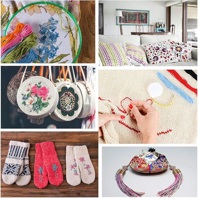lovimag embroidery thread floss 360 colors skeins friendship bracelet string making bracelets cross stitch kit supplies thin yarn sewing patterns cotton strings crochet braces wrap rainbow crafts