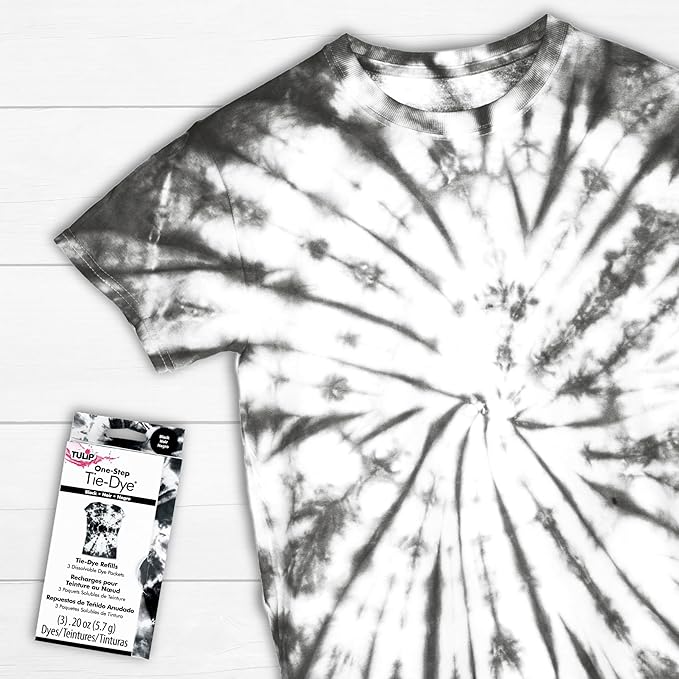 Tulip One-Step Tie-Dye Kit Dye Refill Packs, Black