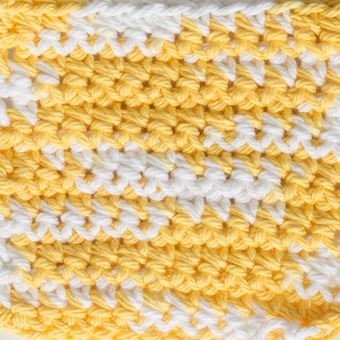 Lily Sugar'n Cream 100% Cotton Yarn 6-Pack Bundle with Bella's Crafts Stitch Markers (Ombre Mix 3)