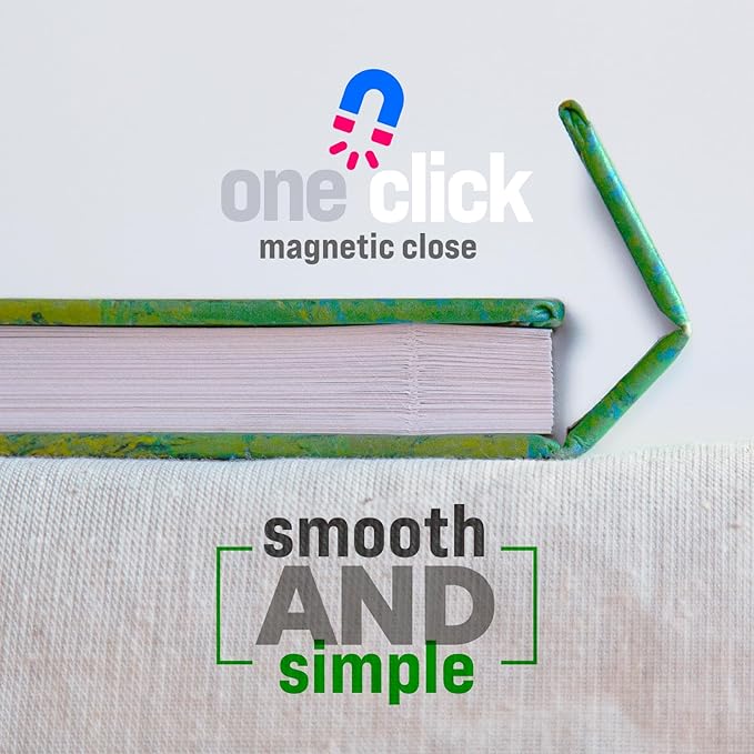 Watercolor Paper Pad — Magnetic Hardcover — 100% Cotton Watercolor Paper, Cold Press 200 GSM — 40 Acid-Free Sheets — Lay-Flat Watercolor Sketchbook — Art Supplies — KIROSKETCH (Cypress, 8,5x7,7 inch)