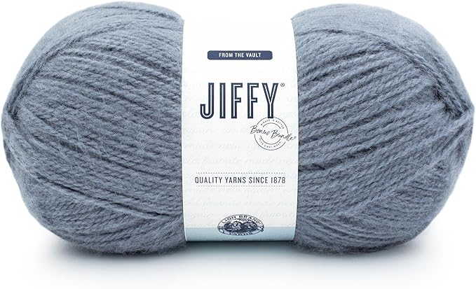 Lion Brand Yarn Jiffy Bonus Bundle, Acrylic Yarn for Crochet, Coastal, 1 Pack