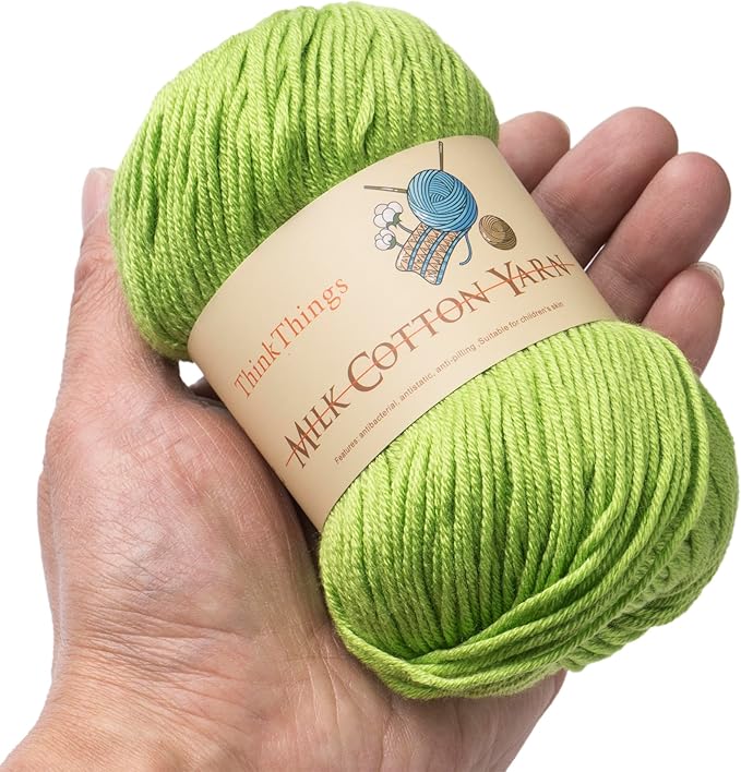 Acrylic Yarn for Crocheting Knitting Multicolor Weaving DIY Crochet Thread 10Balls 17.6Ounces with 22Pcs Knitted Tools Bulk Rainbow Yarns for Beginners