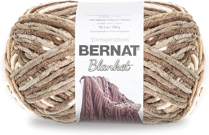 Bernat Blanket Sonoma Yarn - 2 Pack of 300g/10.5oz - Polyester - 6 Super Bulky - 220 Yards - Knitting/Crochet