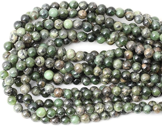 cheavian 45pcs 8mm natural chrysoprase round loose beads for jewelry making 1 strand 15"