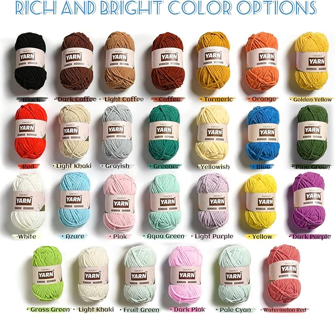 Plush Chenille Chunky Crochet Yarn - Baby Yarn for Crocheting Soft - Velvet Yarns Knitting for Blankets Crafts - Fluffy Amigurumi Yarns 50g / 65.6yd (Watermelon Red)