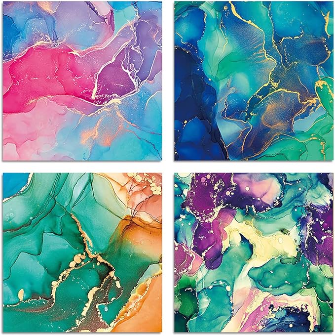 YASMEN Marble Scrapbook Paper Pad, 6x6 Single-Sided Valentine Cardstock Paper Pad for Card Making, Journals, Planner, DIY Envelopes, Greeting Cards, Gift Card, Decorative Art Craft -24 Sheets