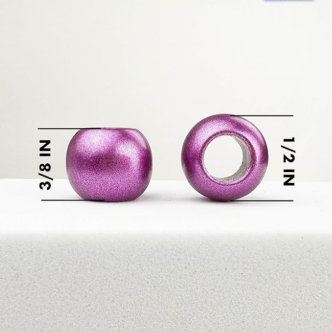 300 acrylic large hole beads for crafts 10mm x 12mm acrylic barrel beads with 5.7mm large hole, matte pink