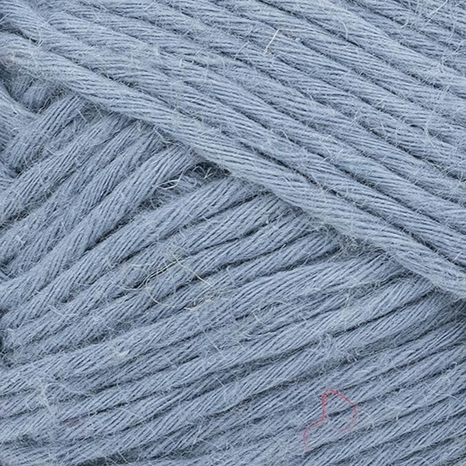 Lion Brand Yarn Cotton Hemp, Soft, Durable Yarn for Crochet and Knitting, 3 Pack, Neptune