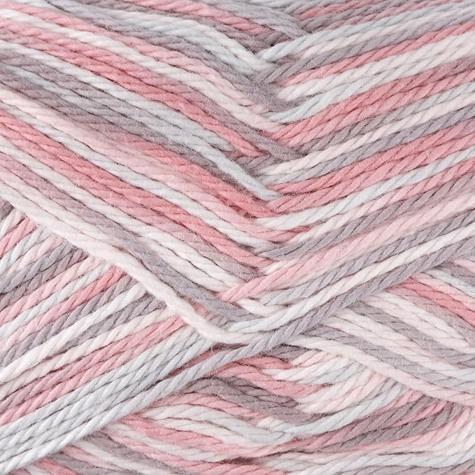 JubileeYarn Cotton Select Yarn - 50g/Skein Sport Weight - Frosted Café - 8 Skeins