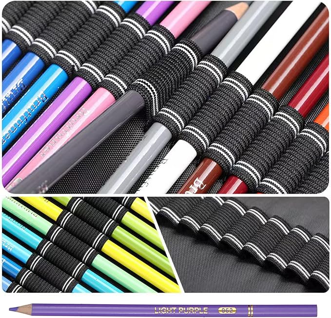 Purple Colored Pencils,Oil Based Wooden Colored Pencil Set for Adults Coloring Books Drawing Sketching Art Supplies 24 Color