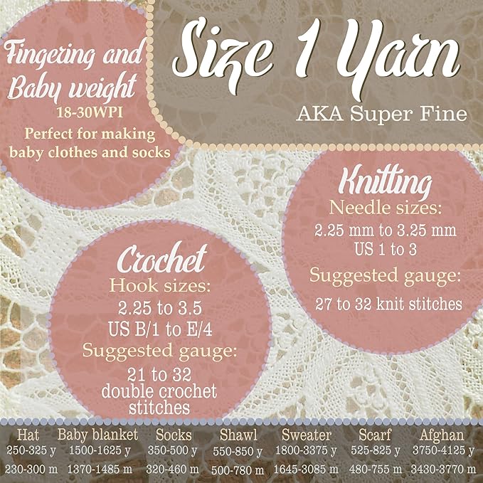 JubileeYarn Baby Soft Rayon Derived From Bamboo Cotton Yarn - 50g/Skein - Variety Pack - 8 Skeins