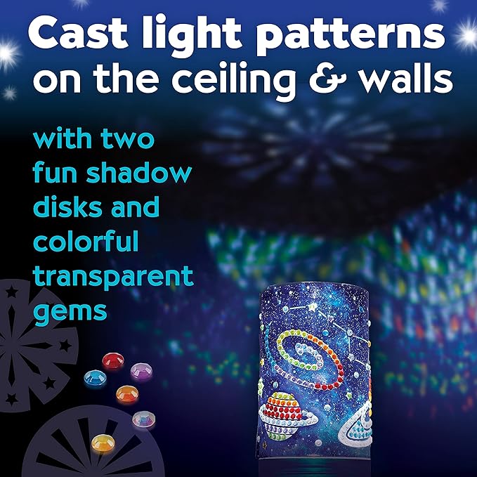 Creativity for Kids Big Gem Diamond Painting Light - Create Your Own DIY Night Light, Diamond Arts and Crafts Kit for Kids (Ages 6+)