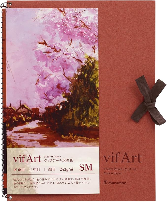 Maruman S11VA Sketchbook Vifal Watercolor Paper SM Rough