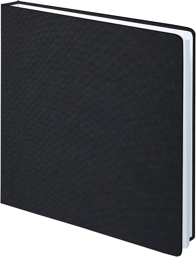 3 Ring Photo Album with Sticky Pages, Linen Scrapbook for Easy Customization - Perfect for 2x3, 4x6, 5x7, 8x10 Photos - 20 Sheets for Family Memories & Crafting