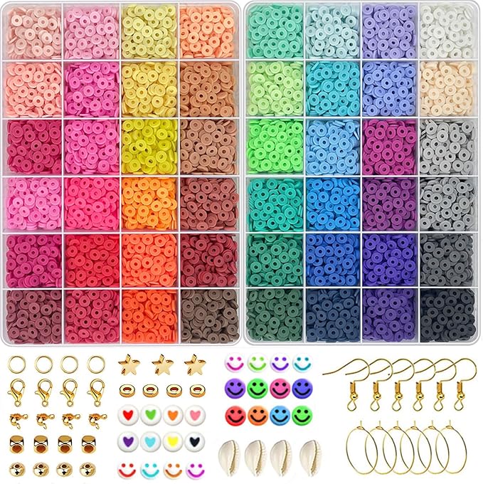 JULIMAIDONG 11500Pcs Pony Beads, Beads for Bracelets Making, Multi-Colored Hair Bead for Hair Braids, 144 Colors Kandi Friendship Bracelet Bead Jewelry Making Kits for Craft (144Color)