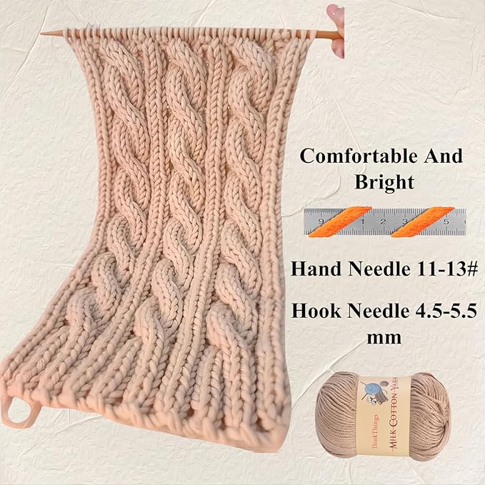 Yarn for Crocheting Bulk - 10Balls 17.6OZ Pack Acrylic Khaki Yarns Large - DIY Weaving & Knitting Tool Thread for Beginners