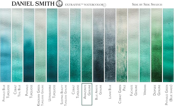 Daniel Smith Extra Fine Watercolor Paint, 5ml Tube, Amazonite Genuine, 284610163