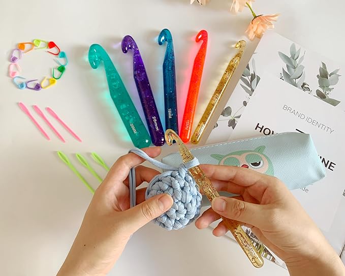 Large Crochet Hooks,25mm 20mm 18mm 15mm 12mm Crochet Hooks