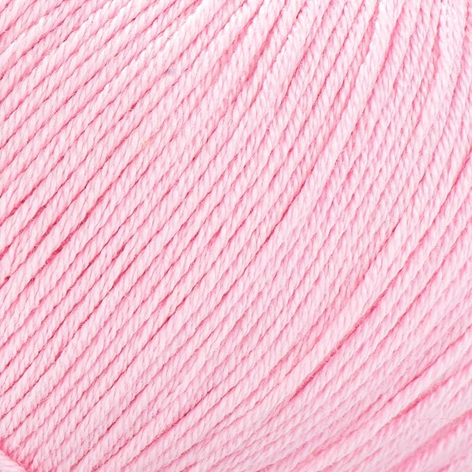 YarnArt Baby Cotton Yarn 4-Pack – Soft Knitting Yarn for Baby & Summer, 50% Cotton 50% Acrylic, 1.76 Oz Each, 180.44 Yds/Skein – Ideal for Amigurumi & Crochet Projects (410)