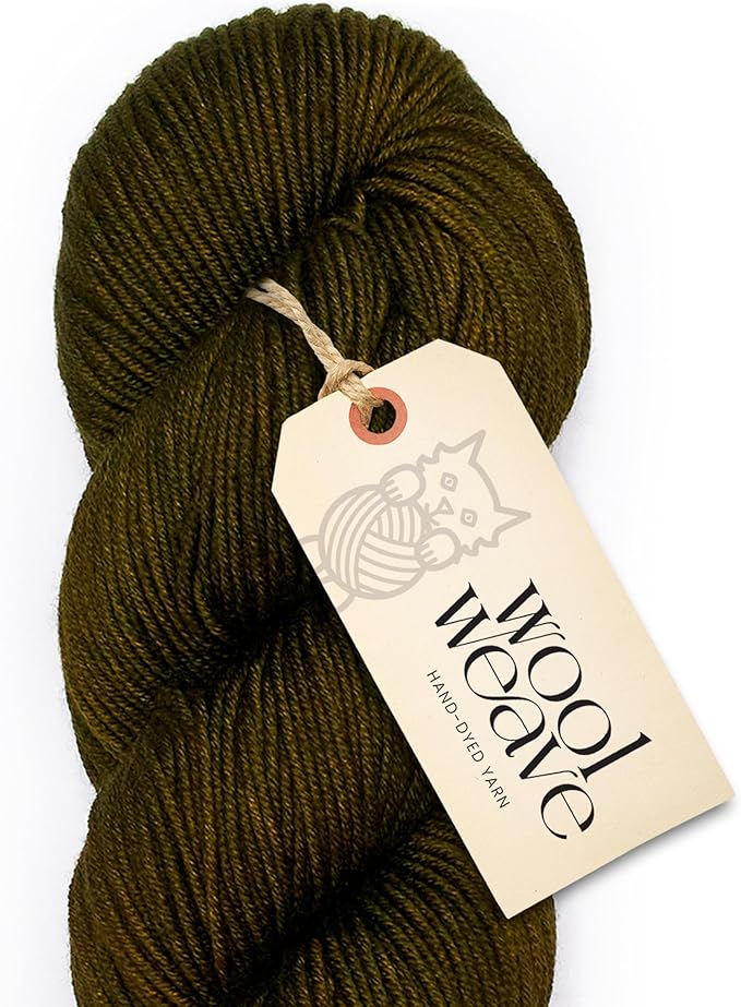 Superwash Merino Wool Yarn for Knitting & Crocheting - Premium Hand Dyed, 100gr, 240 Yards Medium Weight Yarn - Luxurious, Soft & Durable
