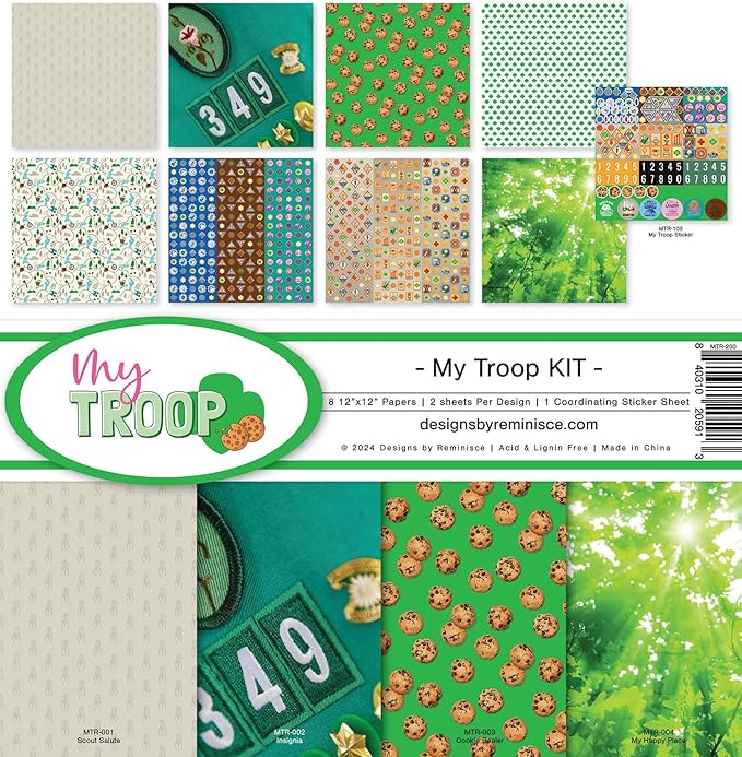 Reminisce My Troop Scrapbook Collection Kit